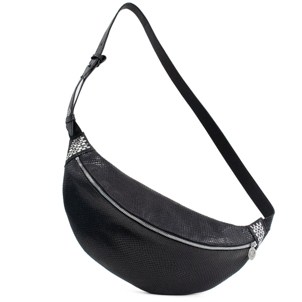 Calleen Cordero Tulsi Crossbody Linen Lizard W/ Brass & Nickel