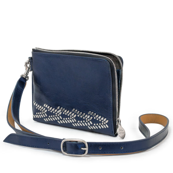 Calleen Cordero Vega H Messenger Black Belmont W/ Black & Brass Art