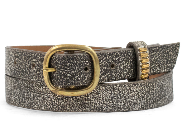 Calleen Cordero Zen NN 1" Belt Puerto Rico Gold W/ Brass Art