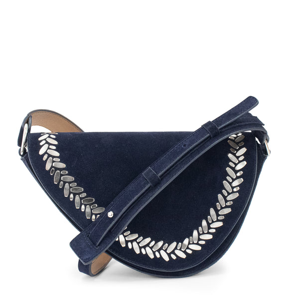 Calleen Cordero Zendra Crossbody Butter Leather W/ Brass & Nickel Art