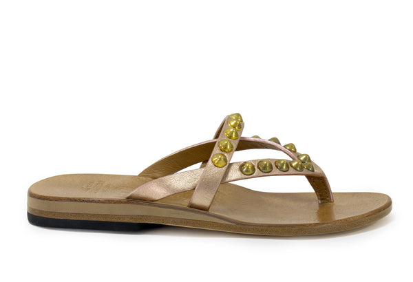 Calleen Cordero Ziggy Sandal Flamingo Britania W/ Brass Art