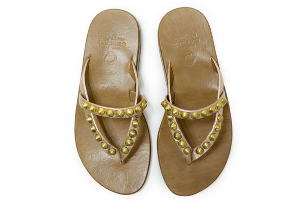 Calleen Cordero Ziggy Sandal Flamingo Britania W/ Brass Art