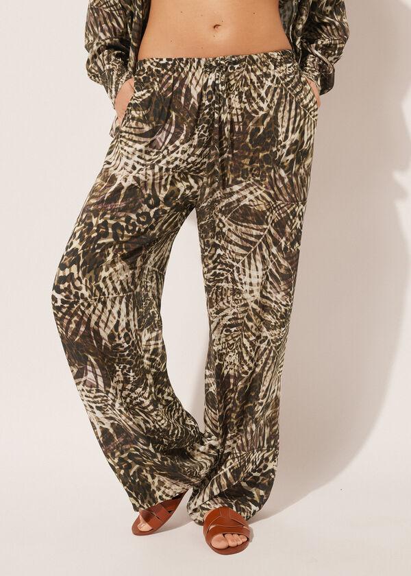 Calzedonia Animal Print Beach Pants