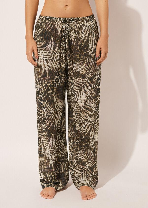 calzedonia Animal Print Beach Pants