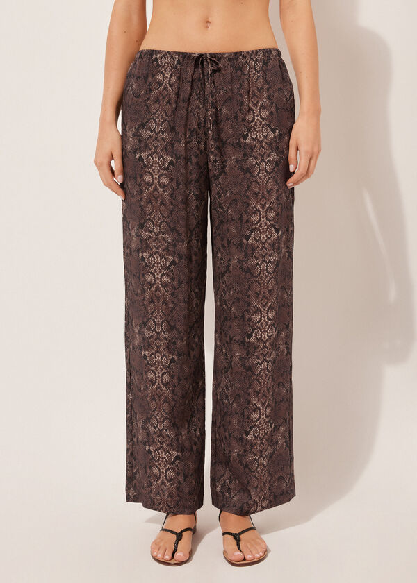 calzedonia Animal Print Beach Pants