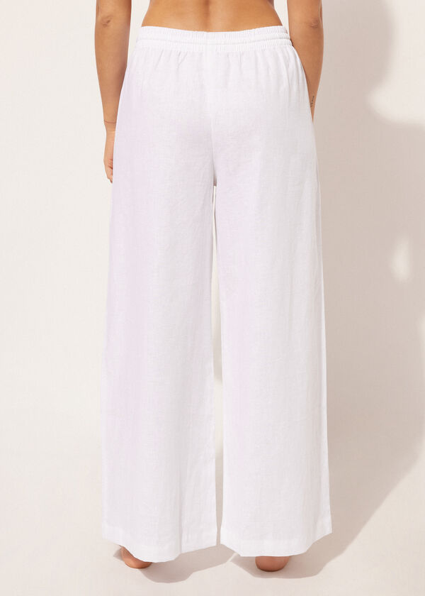 Calzedonia Cotton And Linen Pants
