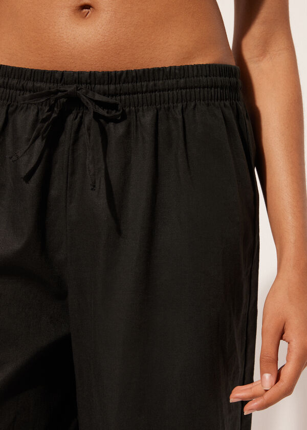 Calzedonia Cotton And Linen Pants