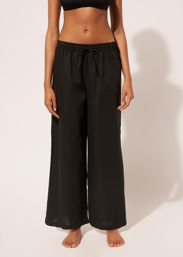 calzedonia Cotton and Linen Pants