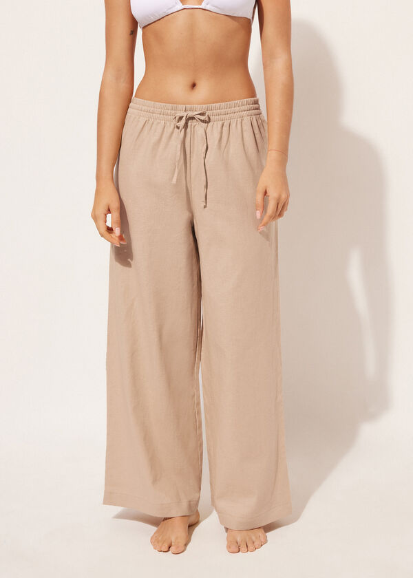 calzedonia Cotton and Linen Pants