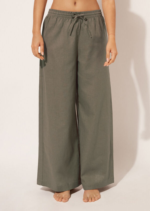 calzedonia Cotton and Linen Pants