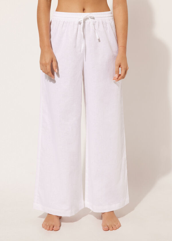 calzedonia Cotton and Linen Pants