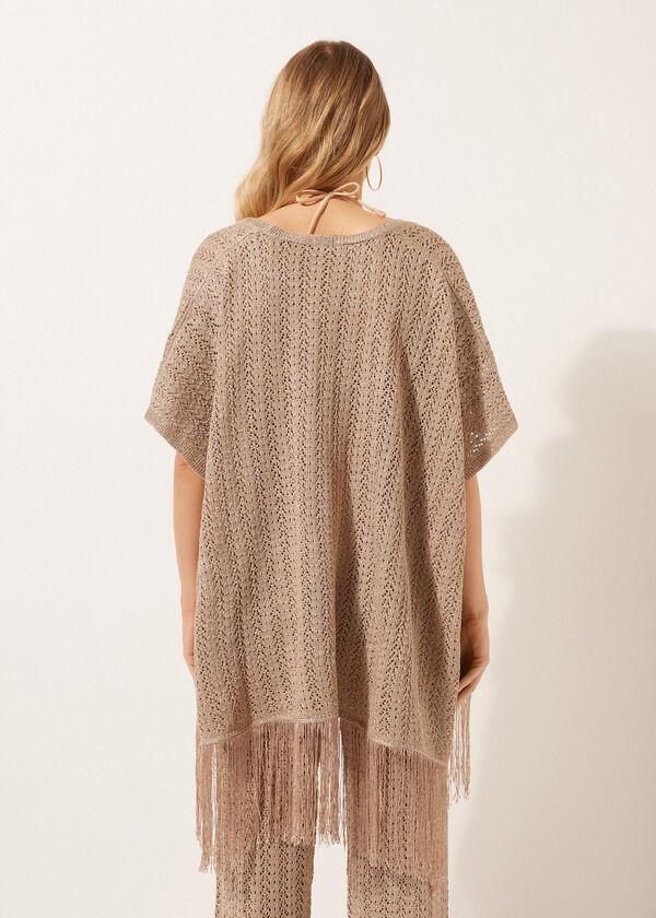 Calzedonia Crocheted Lamé Vest