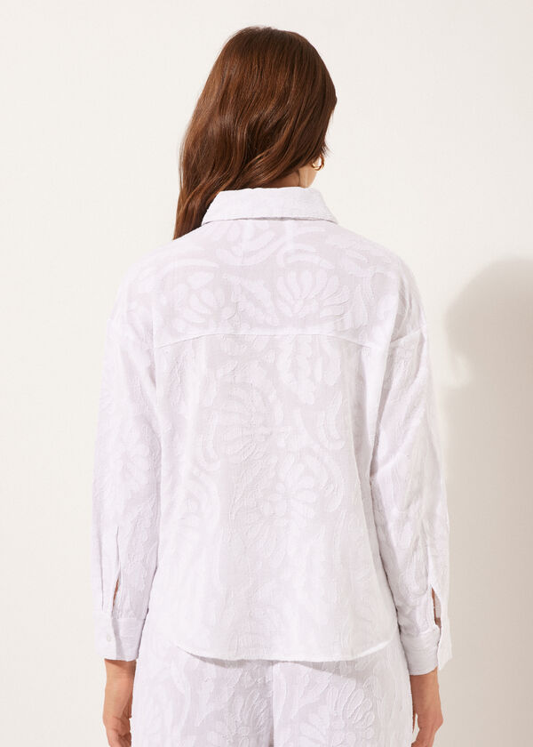Calzedonia Cropped Jacquard Shirt