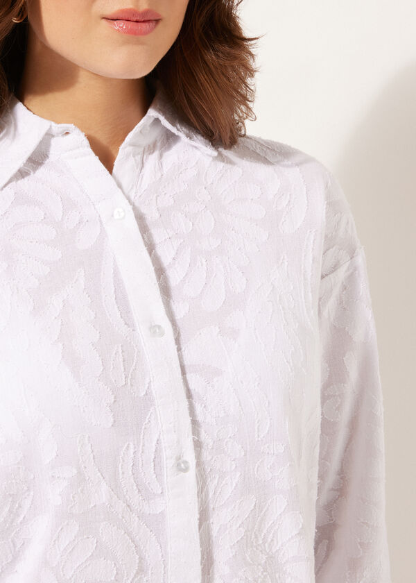 Calzedonia Cropped Jacquard Shirt