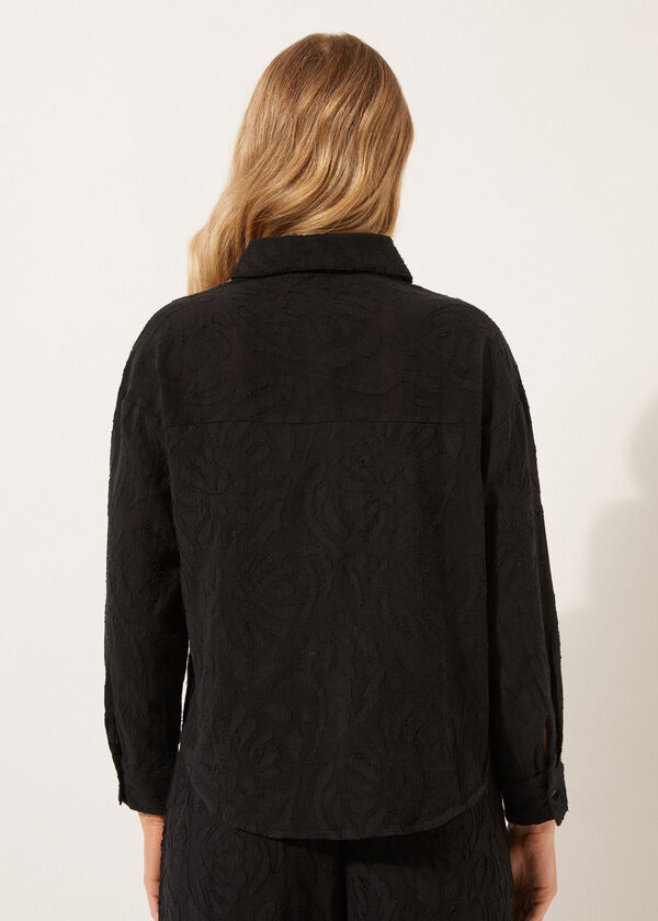 Calzedonia Cropped Jacquard Shirt