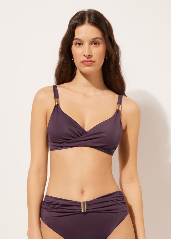 calzedonia Draped Triangle Swimsuit Top Scultura