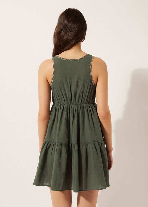 Calzedonia Embroidered Mini Dress