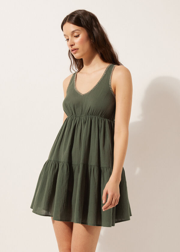 Calzedonia Embroidered Mini Dress