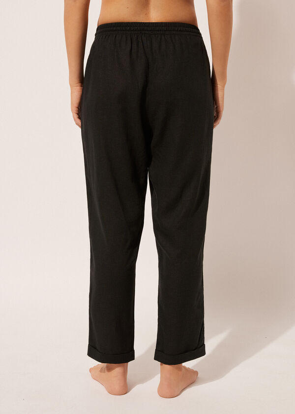 Calzedonia Linen And Viscose Pants