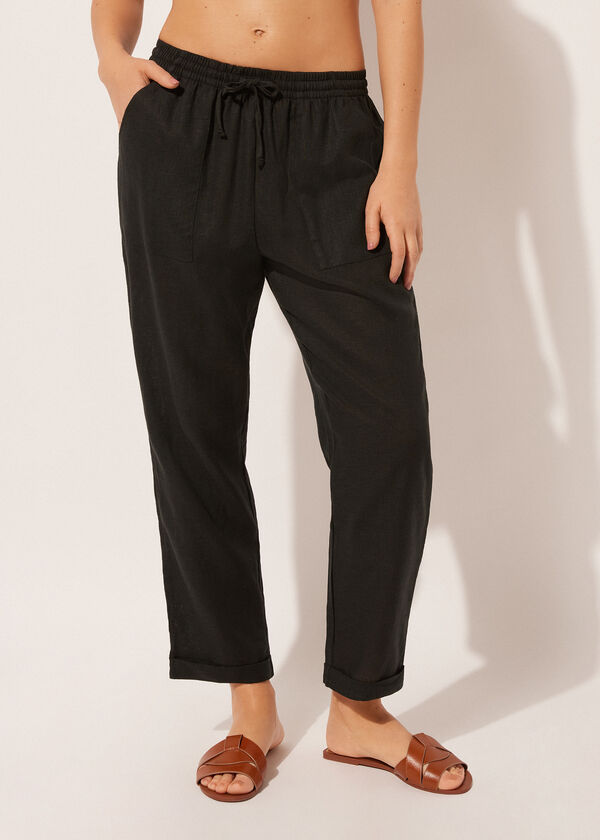 Calzedonia Linen And Viscose Pants