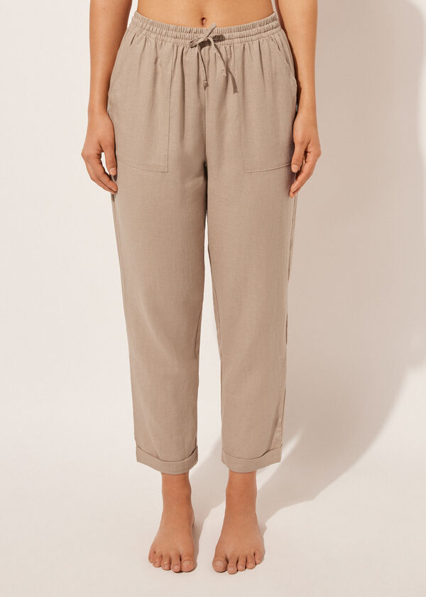 calzedonia Linen and Viscose Pants