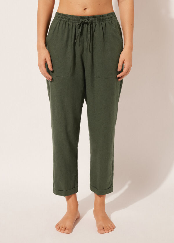 calzedonia Linen and Viscose Pants