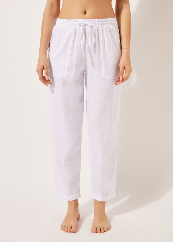 calzedonia Linen and Viscose Pants