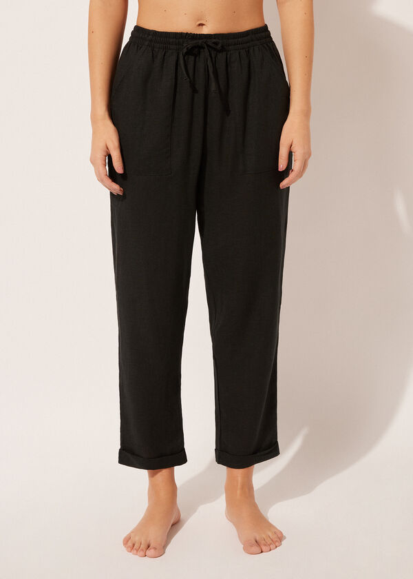 calzedonia Linen and Viscose Pants