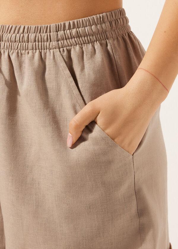 Calzedonia Linen And Viscose Shorts
