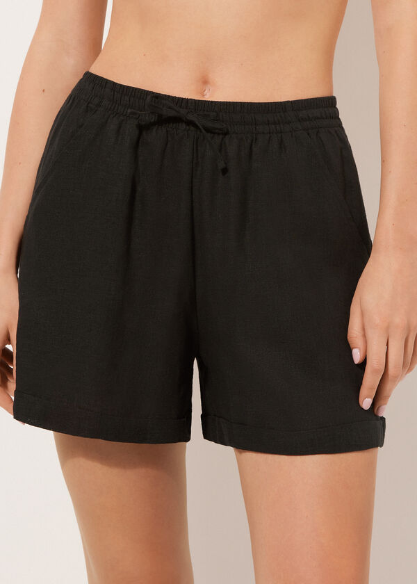 calzedonia Linen and Viscose Shorts