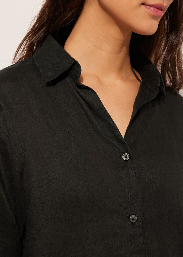 Calzedonia Linen Shirtdress