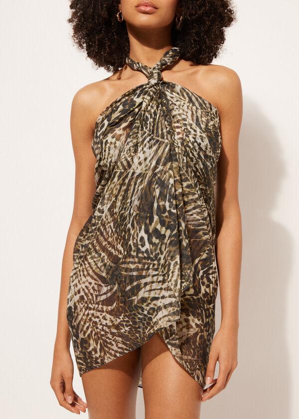 Calzedonia Long Animal Print Sarong