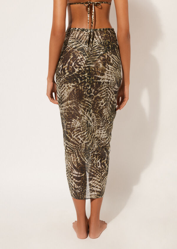 Calzedonia Long Animal Print Sarong