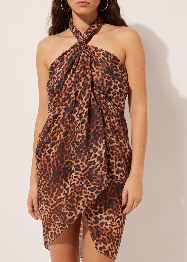 Calzedonia Long Animal Print Sarong