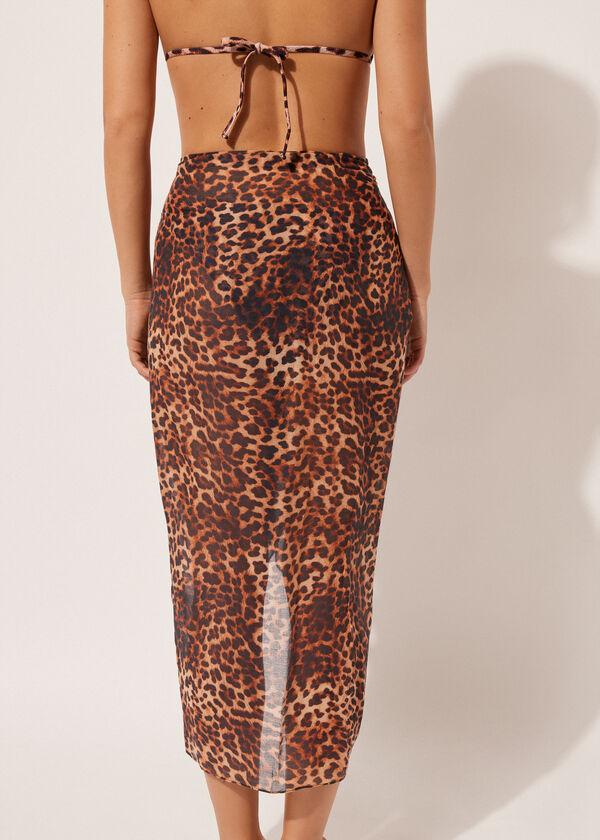 Calzedonia Long Animal Print Sarong