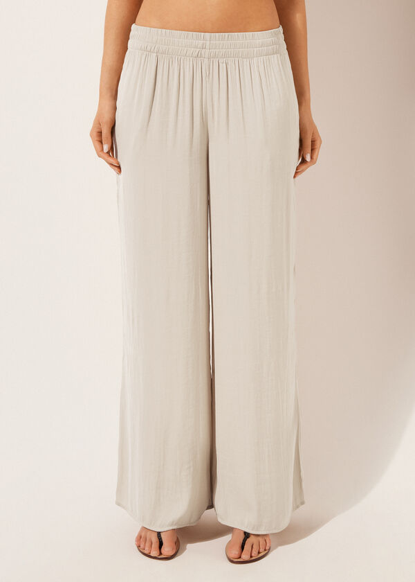 calzedonia Shiny Palazzo Pants
