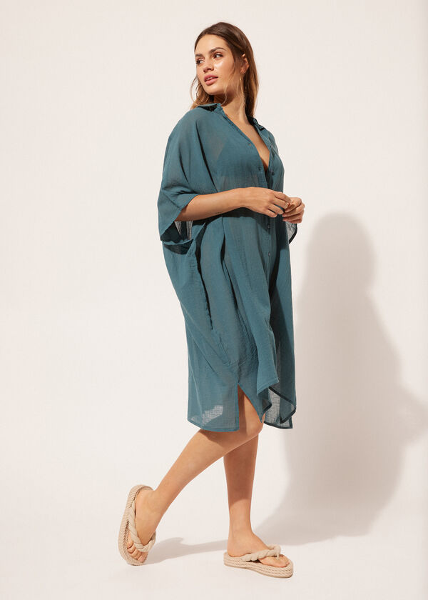 Calzedonia Shirt-Style Kaftan