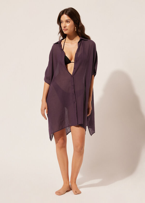 Calzedonia Shirt-Style Kaftan