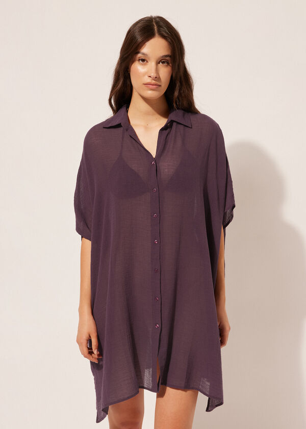calzedonia Shirt-Style Kaftan