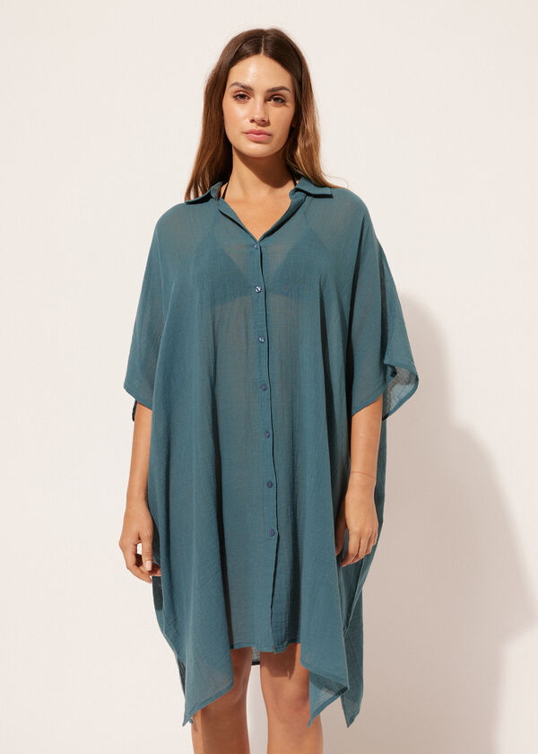 calzedonia Shirt-Style Kaftan