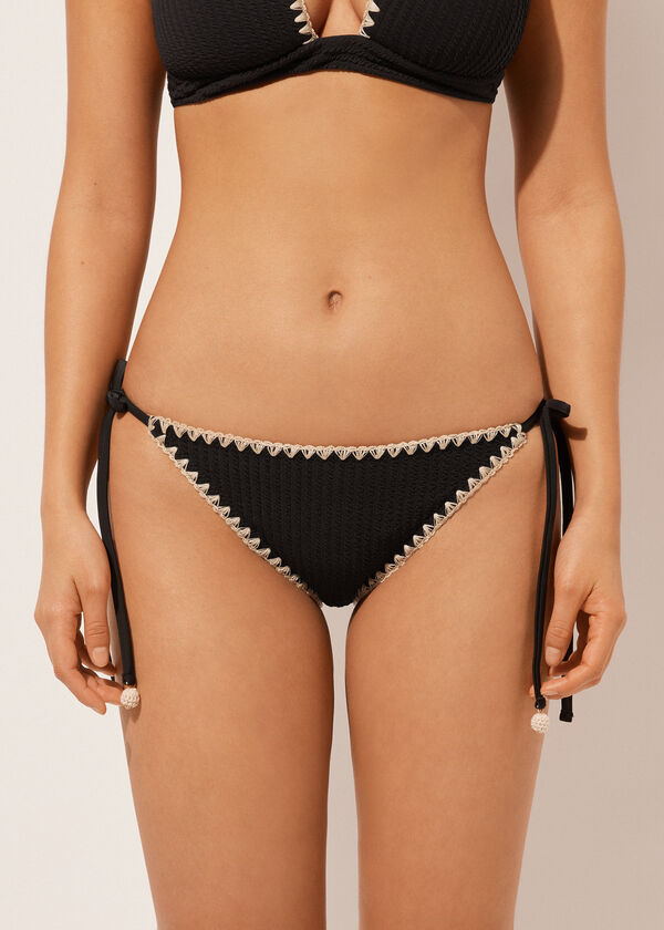 calzedonia String Swimsuit Bottom Bicolor