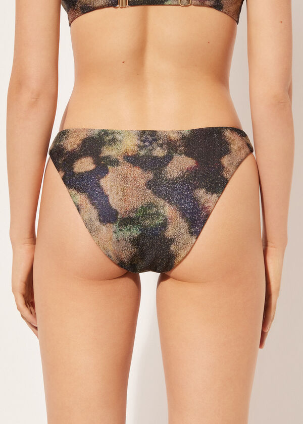 Calzedonia Swimsuit Bottom Sparkling Camouflage
