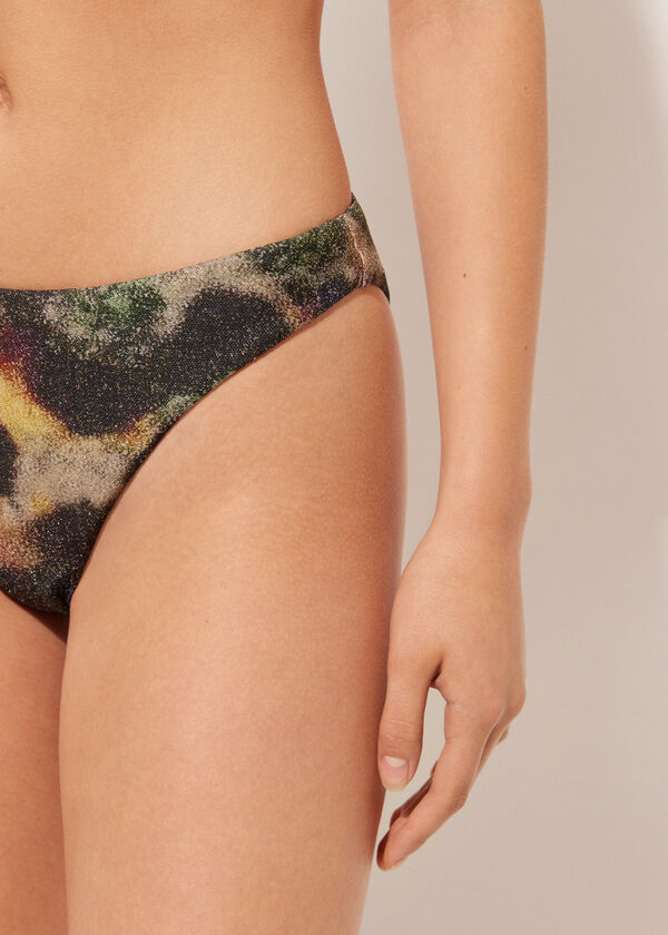 Calzedonia Swimsuit Bottom Sparkling Camouflage