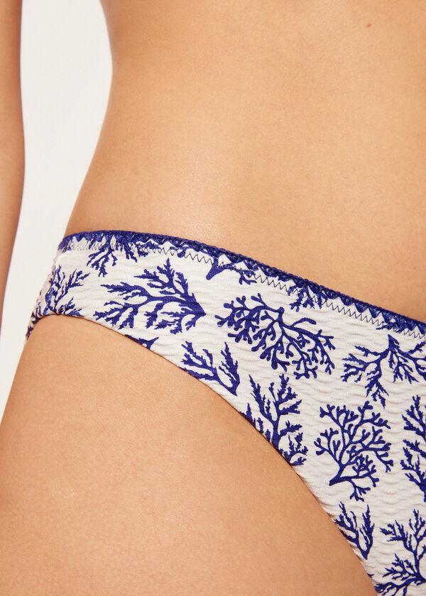 Calzedonia Swimsuit Bottoms Blue Corals