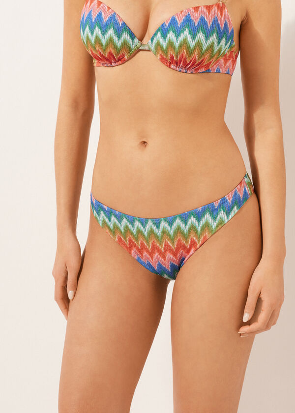 Calzedonia Swimsuit Bottoms Elegant Chevron