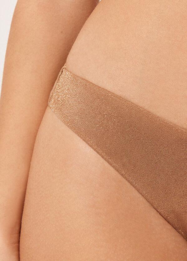 Calzedonia Swimsuit Bottoms Golden Gleam