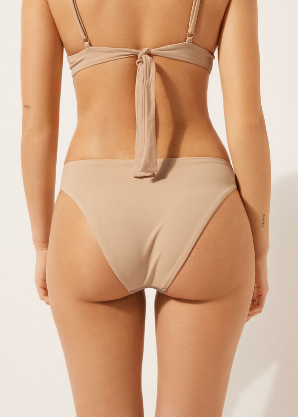 Calzedonia Swimsuit Bottoms Golden Glitter