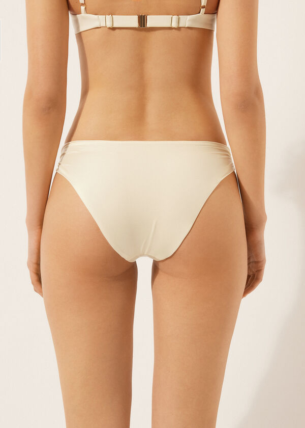 Calzedonia Swimsuit Bottoms Shiny Satin
