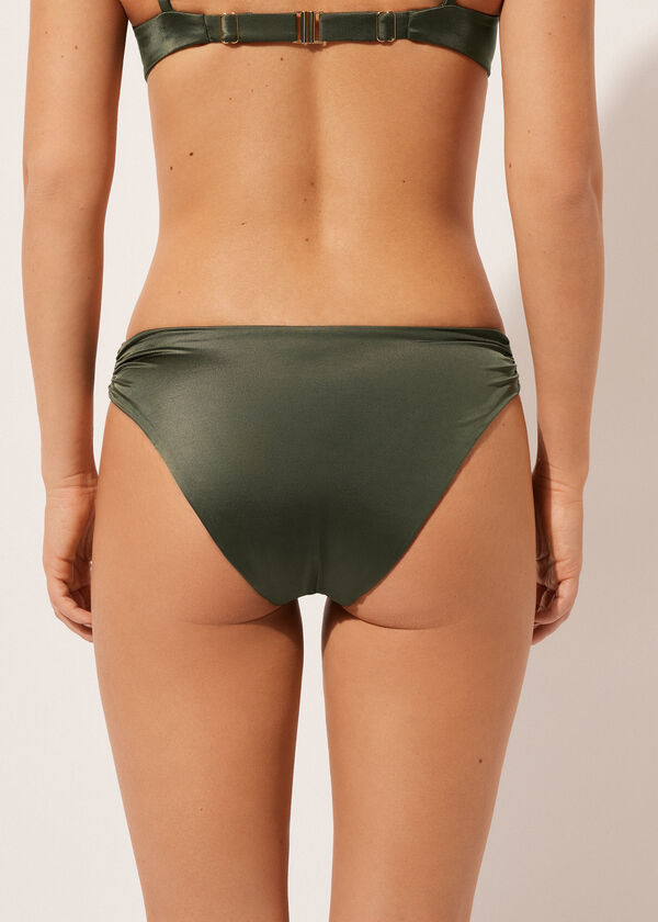 Calzedonia Swimsuit Bottoms Shiny Satin