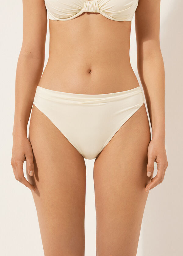 calzedonia Swimsuit Bottoms Shiny Satin